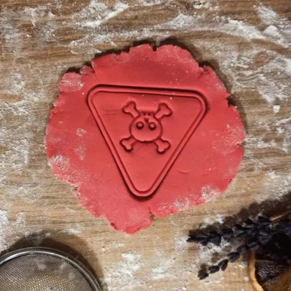 Halloween Poison Skull Cookie Cutter, Halloween Surprise & Gift - Model preview 1