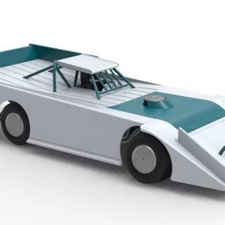 Wedge Dirt Late model Scale 1:25 - Model thumbnail 24