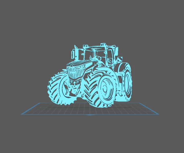 Tractor - Fendt Vario Wall Art - Model preview 2