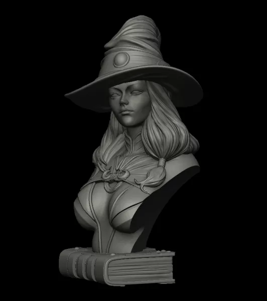 Wizard Bust scale 1/10 - Model preview 2