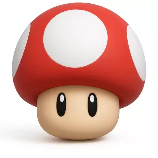 🍄 Seta Roja (Super Mushroom) – Modelo 3D para Imprimir - Model thumbnail 1
