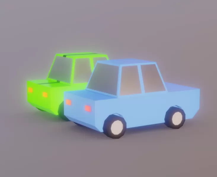 Low Poly Cars - Model preview 1