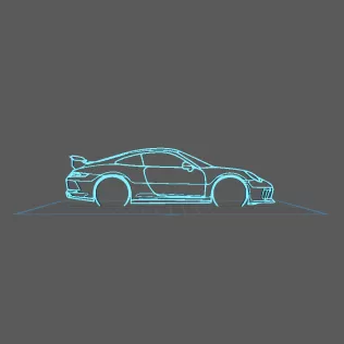 Porsche - 911 GT3 Wall Art