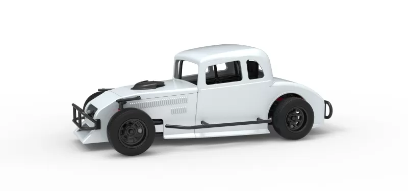 Canadian vintage modified stock car Scale 1:25 - Model preview 1