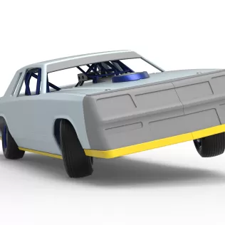 IMCA Stock car while turning Version 2 Scale 1:25 - Model thumbnail 27