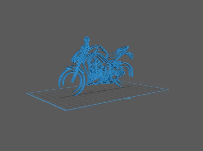 Kawasaki - Z 1000 Wall Art - Model preview 2