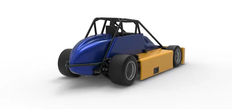 Experimental Pavement Silver Crown Car Version 2 Scale 1:25 - Model preview 18