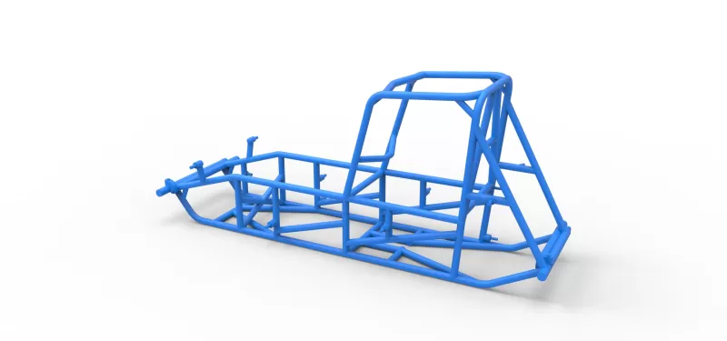 Frame of Vintage Sprint car Version 2 Scale 1:25 - Model preview 9