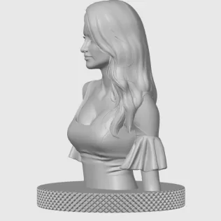 Penélope Cruz 3D Bust Print - Model thumbnail 5