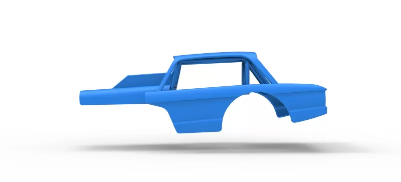 Shell of Vintage Dirt Modified stock car Version 10 Scale 1:25 - Model preview 6