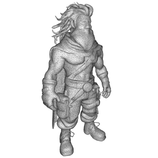 Fantasy Character Collection – Stylized Adventurer Kitbash Pack - Model thumbnail 3