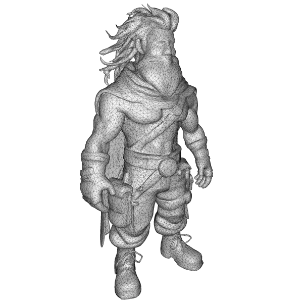 Fantasy Character Collection – Stylized Adventurer Kitbash Pack - Model preview 3
