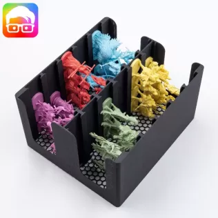 Rising Sun board game organizer by @ammedia3d - Model thumbnail 7
