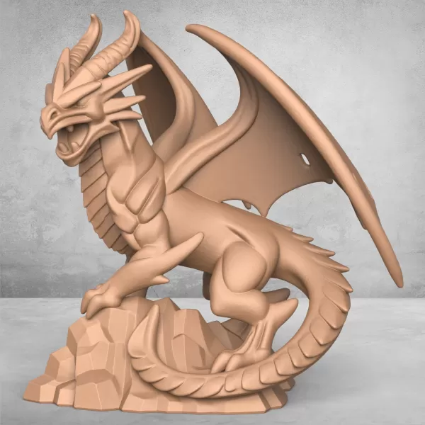 Dragon Sculpture - Model preview 3