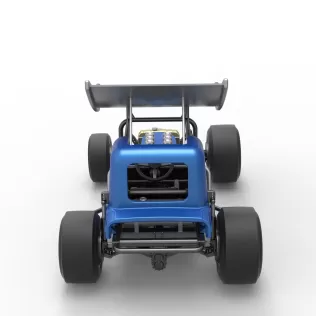 Vintage Winged Supermodified stock car Version 2 Scale 1:25 - Model thumbnail 17