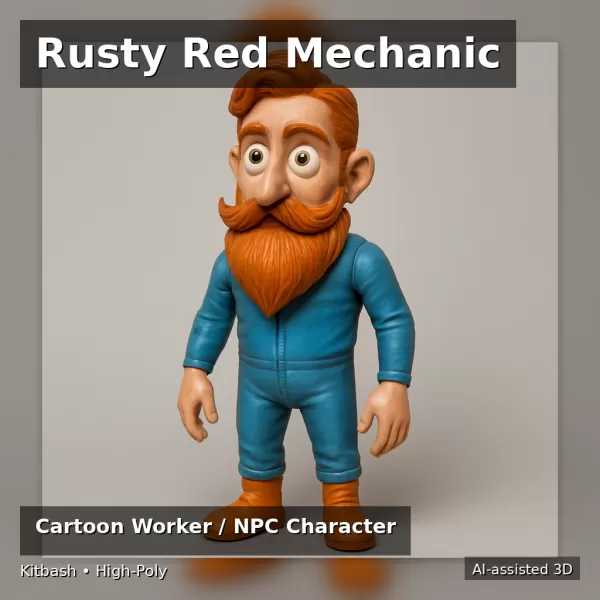 Whimsical Character Pack – Kitbash High-Poly Figure Collection ( - Model preview 16