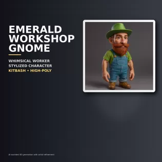 Stylized Character Kitbash Collection – High-Poly 3D Model Pack - Model thumbnail 20