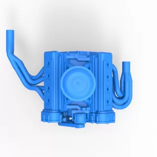 Engine of New Zealand Superstock car Scale 1:25 - Model thumbnail 7