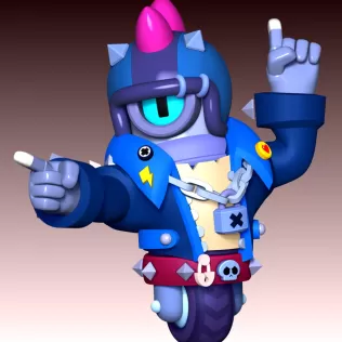Stu - Brawl Stars - Model thumbnail 4