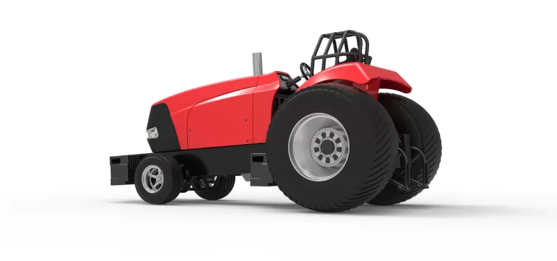 Pro Stock Pulling Tractor Version 6 Scale 1:25 - Model preview 13