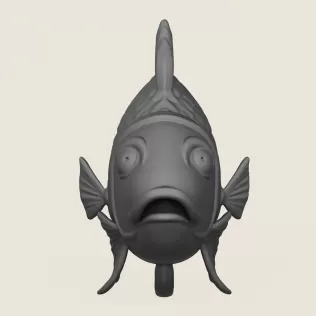 Fish 10 Print Ready 3D Model - Model thumbnail 2
