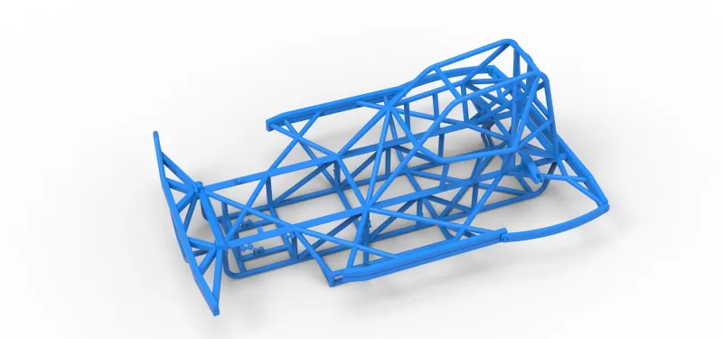 Frame of BriSCA Formula 2 Stock Car Scale 1:25 - Model preview 2
