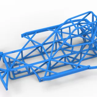 Frame of BriSCA Formula 2 Stock Car Scale 1:25 - Model thumbnail 2