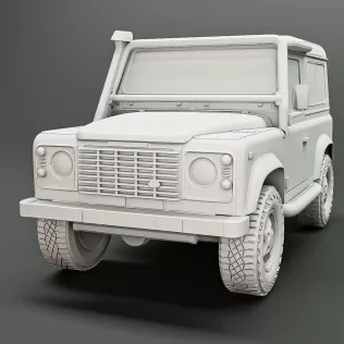 1997 Land Rover Defender 90 #RoZ - Model thumbnail 1
