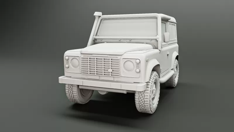1997 Land Rover Defender 90 #RoZ - Model preview 1