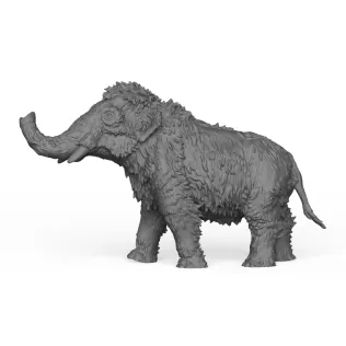 Child Mammoth Elephant - Model thumbnail 3