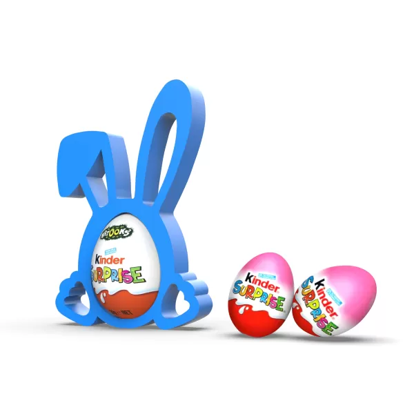 3D Bunny Egg Holder, Surprise Egg Bunny Ears Egg Holder, Candy - Model preview 2