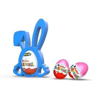 3D Bunny Egg Holder, Surprise Egg Bunny Ears Egg Holder, Candy - Model thumbnail 2