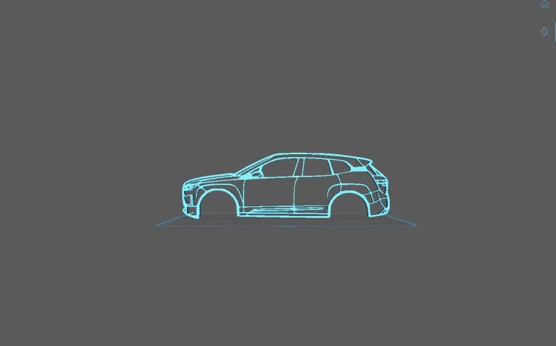 BMW - iX 2022 Wall Art - Model preview 1