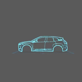 BMW - iX 2022 Wall Art