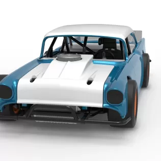 Vintage Asphalt Modified stock car V11 Scale 1:25 - Model thumbnail 5