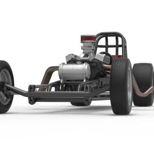 Vintage Front engine dragster Base Version 5 Scale 1:25 - Model thumbnail 6