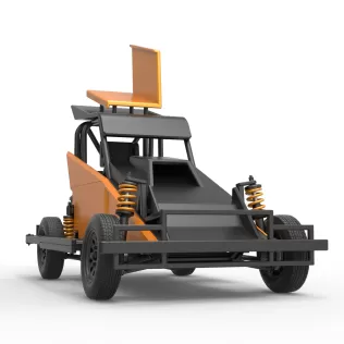 New Zealand Ministock car Version 2 Scale 1:25 - Model thumbnail 24