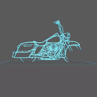 Harley Davidson - Road King 2014 Wall Art