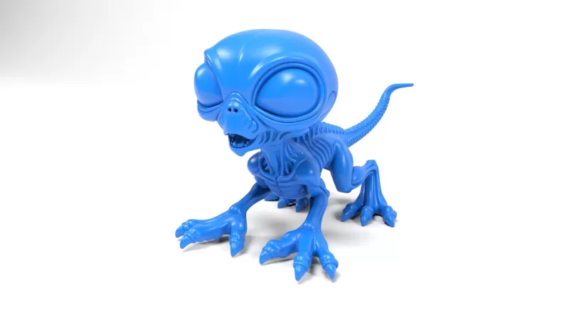 Alien dog - Model preview 1