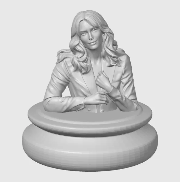 Keira Knightley 3D Bust Print - Model preview 1
