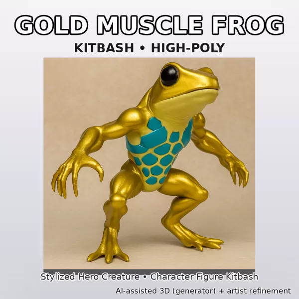 Cinematic Creature + Mech Kitbash Pack (High-Poly 3D Models) - Model preview 6