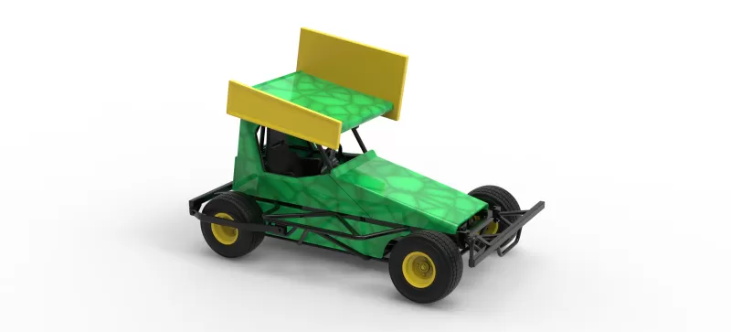 BriSCA Micro Formula 2 Stock Car Scale 1:16 - Model preview 23