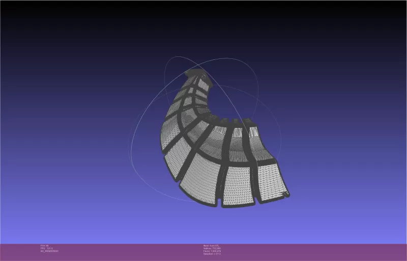 Dungeon Of Black Company Rim Horn - Model preview 4