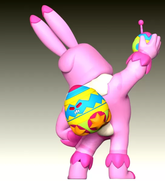 Bunny Grom - Brawl Stars - Model preview 8