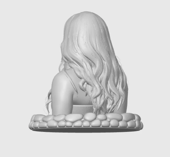 Lana Parrilla 3D Bust - Model preview 7