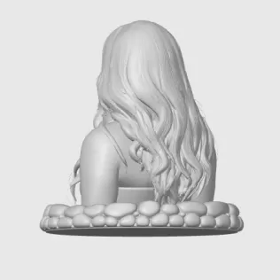 Lana Parrilla 3D Bust - Model thumbnail 7