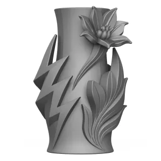 Decorative Vase 3D Print Model - Model thumbnail 4