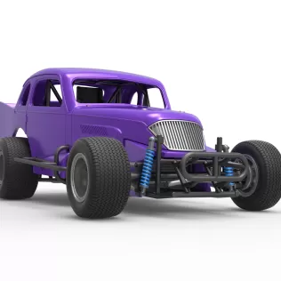 Vintage Dirt Modified stock car Scale 1:25 - Model thumbnail 27
