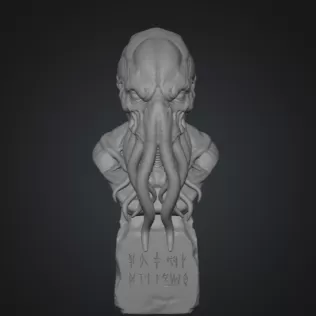 Octopus warrior Statue