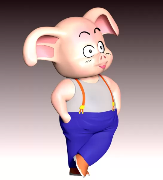 Oolong - Dragon Ball - Model preview 4